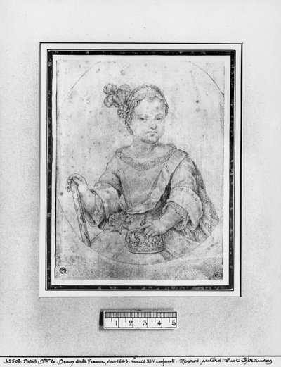 Portrait of Louis XIV as a child by French School